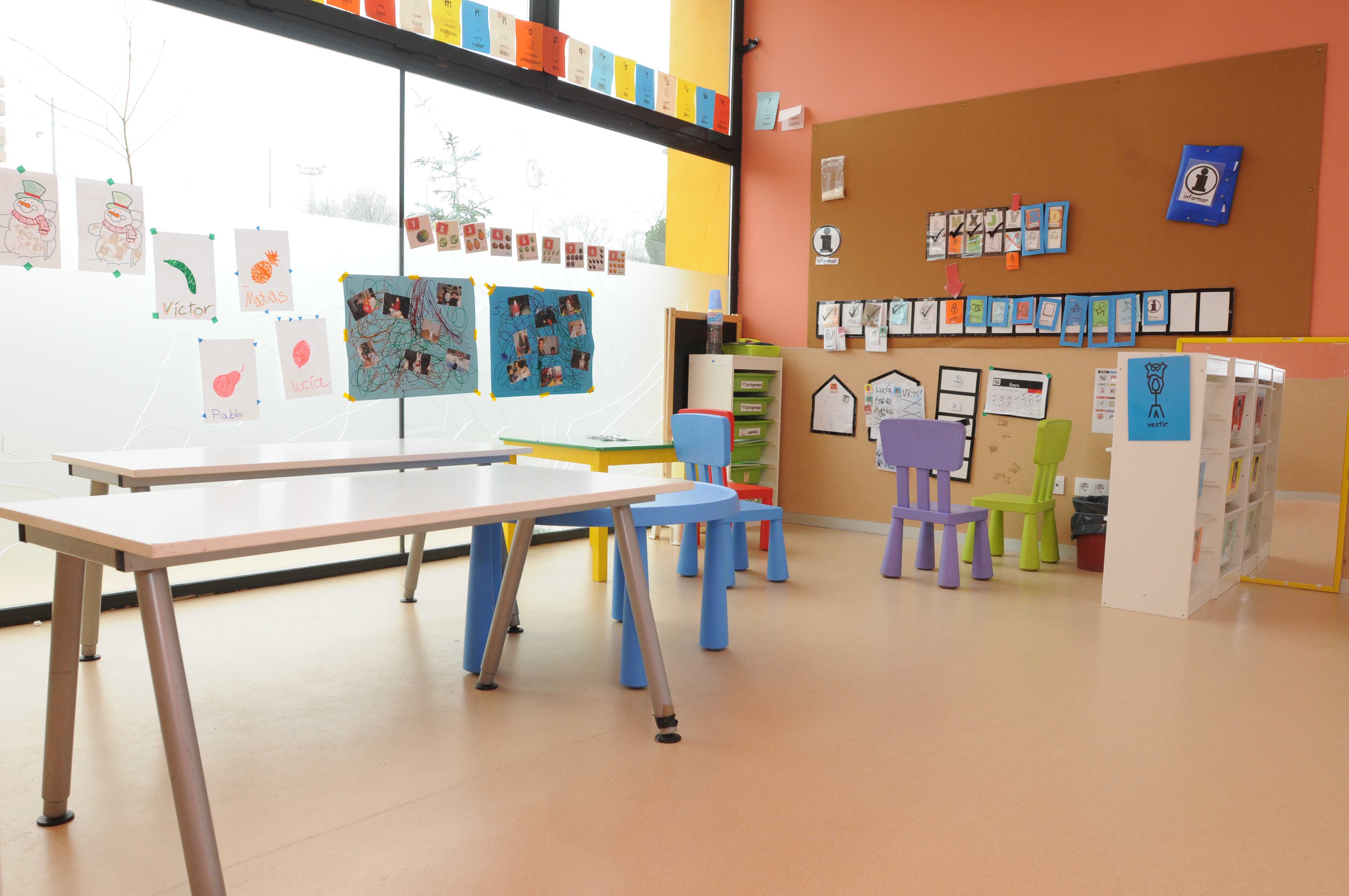 Un aula de una escuela infantil de titularidad municipal